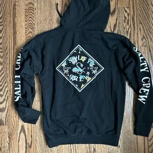Salty Crew Black Hoodie for Men